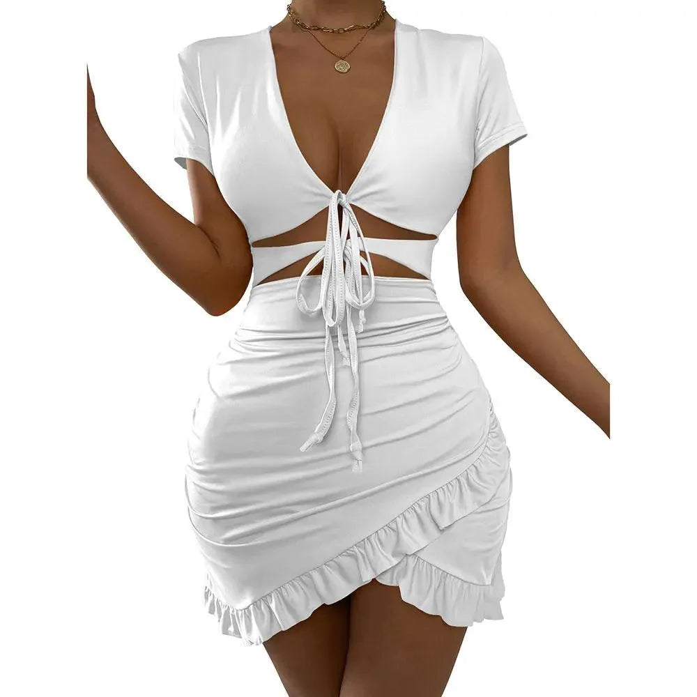 Emma | Elegante Casual Jurk met Diepe V-hals 6
