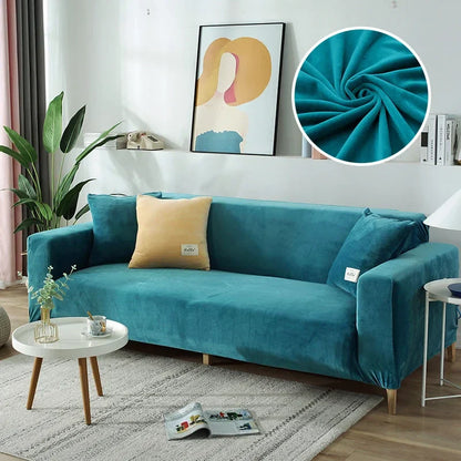Velura – Stretch fluwelen bankhoes voor sofa’s en hoekbanken | Luxe bescherming tegen vlekken & slijtage