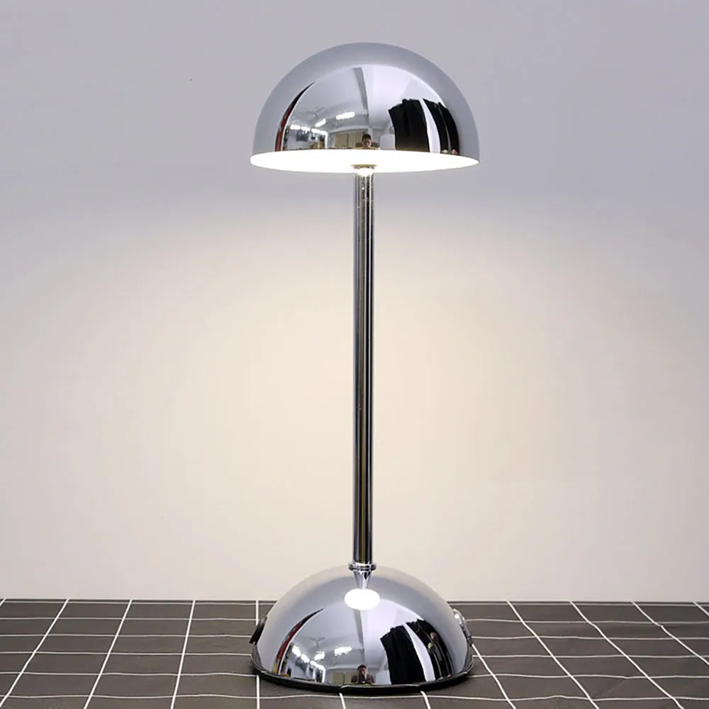Moderne LED Tafellamp in Retro Paddenstoelvorm – Warm Licht voor Slaapkamer of Woonkamer