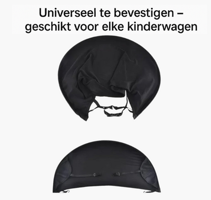 Universeel Zonnescherm voor Kinderwagens – UV-beschermend & Ademend Scherm met Verstelbare Bevestiging | Lichtgewicht & Opvouwbaar voor Onderweg
