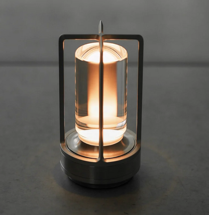Lunero Draadloze Lantaarnlamp – Moderne LED Tafellamp voor Binnen & Buiten