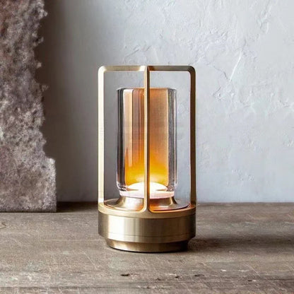 Lunero Draadloze Lantaarnlamp – Moderne LED Tafellamp voor Binnen & Buiten