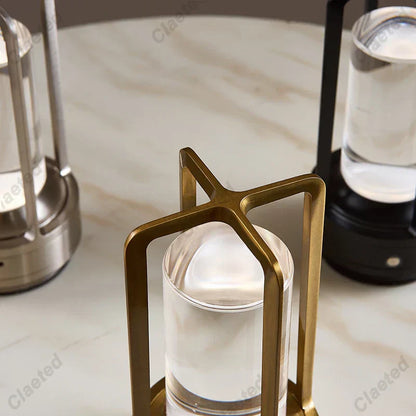 Lunero Draadloze Lantaarnlamp – Moderne LED Tafellamp voor Binnen & Buiten