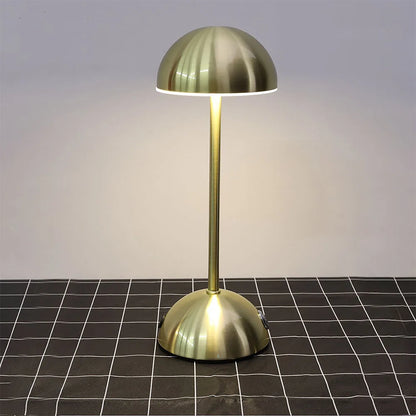 Moderne LED Tafellamp in Retro Paddenstoelvorm – Warm Licht voor Slaapkamer of Woonkamer