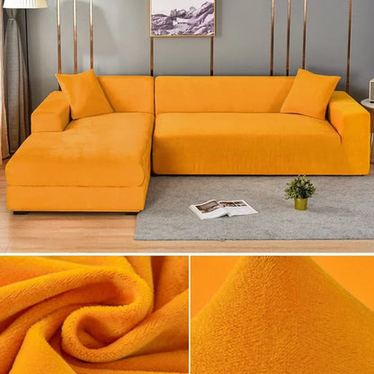 Velura – Stretch fluwelen bankhoes voor sofa’s en hoekbanken | Luxe bescherming tegen vlekken & slijtage