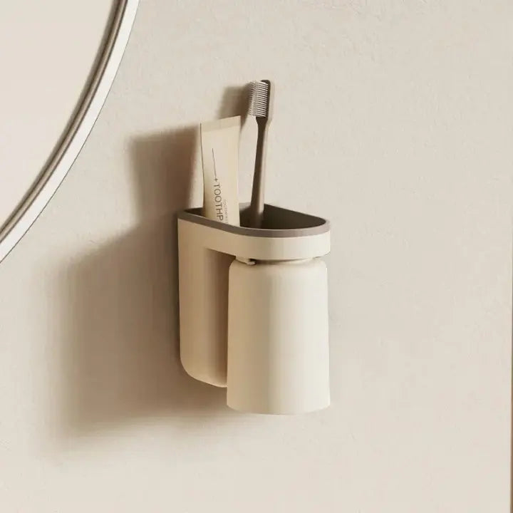 AquaStone | Stylish Space-Saving Wall-Mounted Tandenborstelhouder 1