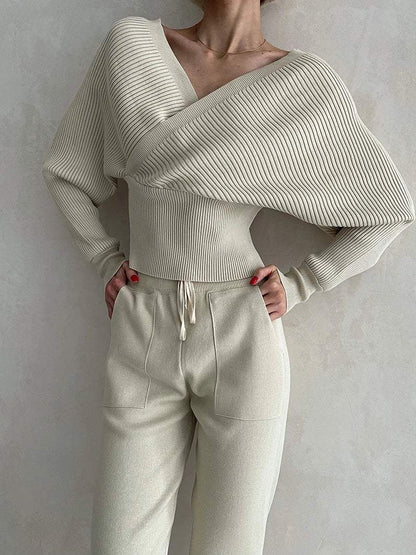 Emma | Stijlvolle Gebreide Top met Bijpassende Broek 9