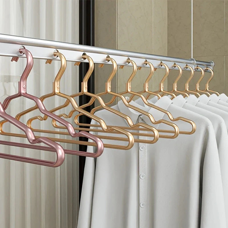 Kleerhangers – Messingkleurig Metaal (Set van 5)