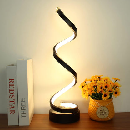 Spiraal Tafellamp - Dimbare LED Verlichting