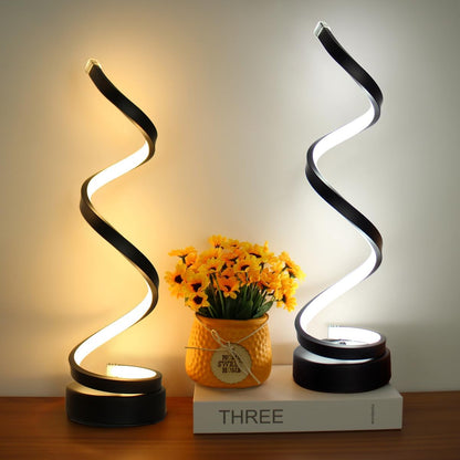 Spiraal Tafellamp - Dimbare LED Verlichting