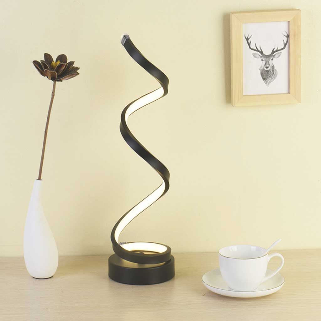 Spiraal Tafellamp - Dimbare LED Verlichting