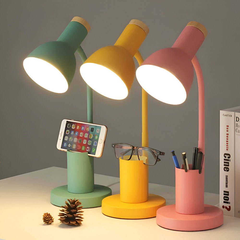 Luminara | Modern Adjustable LED Bureau Lamp Met Penhouder 5