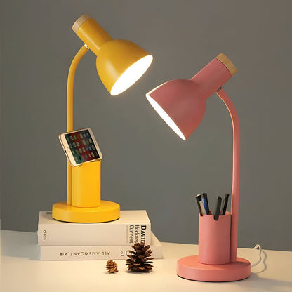 Luminara | Modern Adjustable LED Bureau Lamp Met Penhouder 6