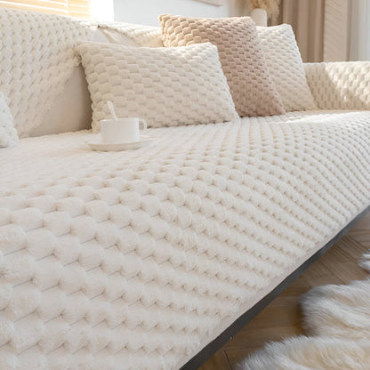 Rutschvaste Bankhoes met Wafeldesign – Wasbare Sofa Hoes, Vlekbestendig en Antislip Bescherming voor Elke Bank