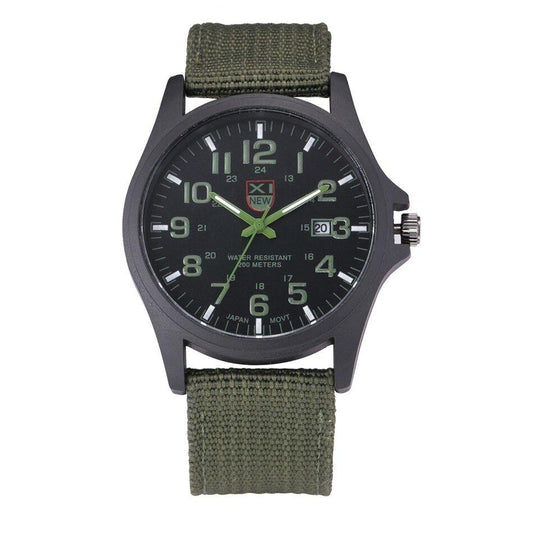 Tactische Herenhorloge – Robuuste Outdoor Horloge met Nachtverlichting, Stoppfunctie & 50M Waterdichtheid | Siliconen Band en RVS Behuizing | Ideaal voor Avontuur & Sport