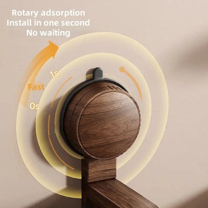 WalnutCraft | Elegant Rustic Wall-Mounted Toilet Paper Holder 4