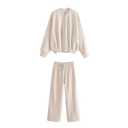 Sophie | Trendy Comfortabele Winter Bomber Tracksuit 8