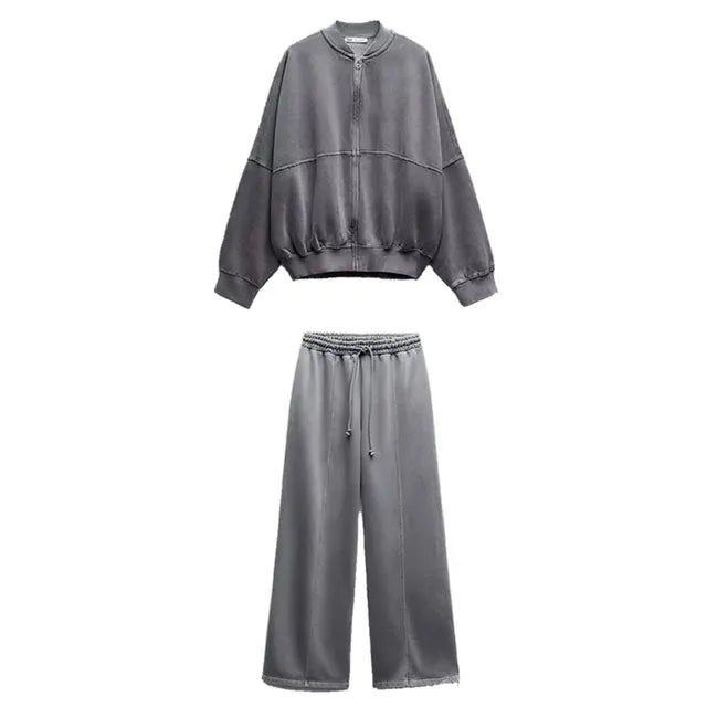 Sophie | Trendy Comfortabele Winter Bomber Tracksuit 6
