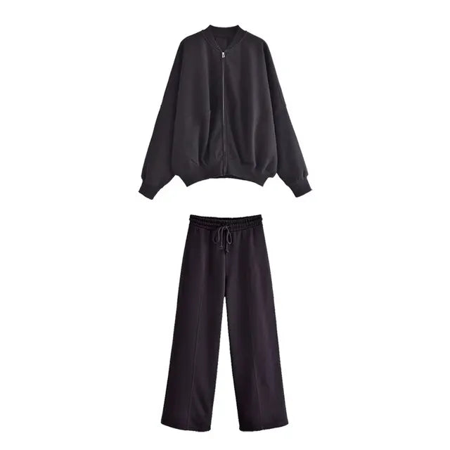 Sophie | Trendy Comfortabele Winter Bomber Tracksuit 10