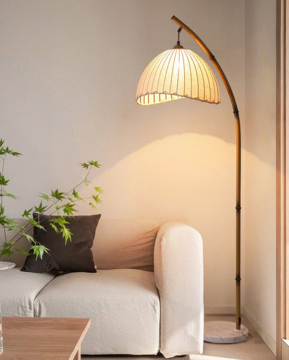 Balance Bamboo Vloerlamp – Natuurlijke Wabi-Sabi Verlichting
