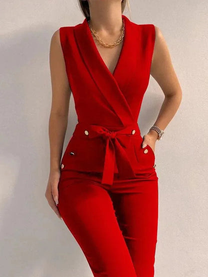 Emma | Stijlvolle Wikkeltop en Broek Set 2