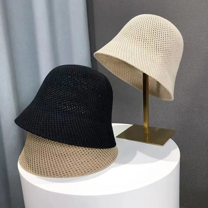 Lichtgewicht Zonnehoed voor Dames – Opvouwbare UV-hoed met Brede Rand en Ademend Materiaal | Elegant Design met Japanse Invloeden | Ideaal voor Strand, Reizen & Zomeroutfits