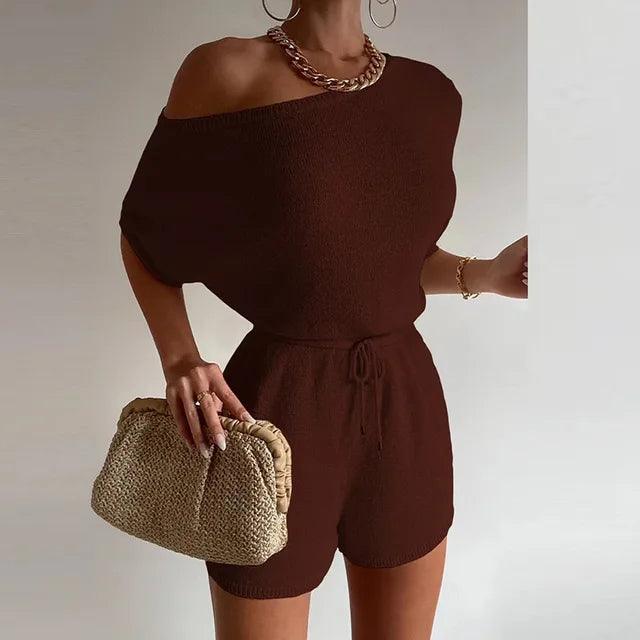 Emma | Casual Comfortabele Off-Shoulder Patsuit 1