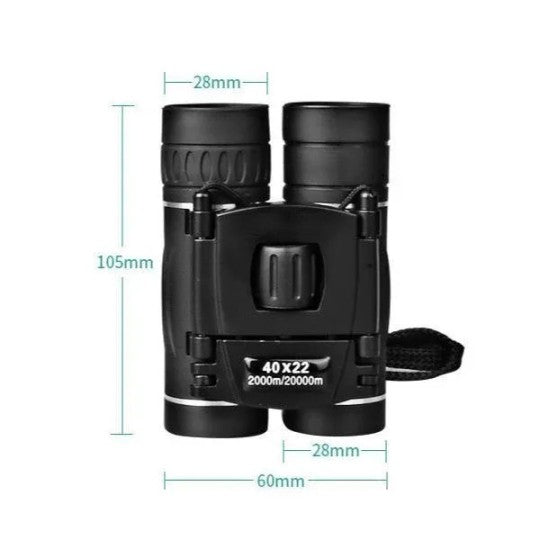 HD Verrekijker 40x22 voor Buiten – Professionele Militaire Telescoop voor Wandelen, Jagen & Sportevenementen