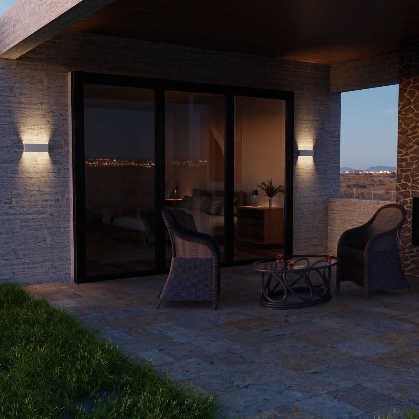 Auralis Wandlamp Buiten – Weerbestendige LED Verlichting voor Gevels en Terrassen