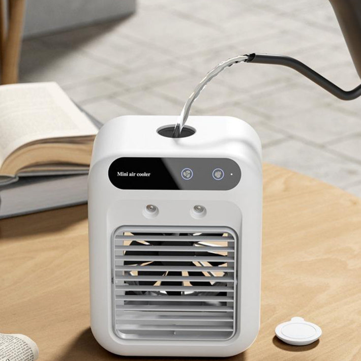 Draagbare Aircooler met Waterkoeling – USB Ventilator voor Binnen & Auto