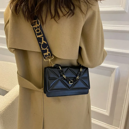 Dames handtas – gewatteerd, met kettingriem, crossbody, stijlvol