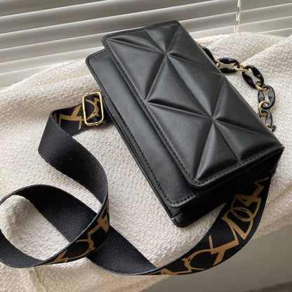 Dames handtas – gewatteerd, met kettingriem, crossbody, stijlvol