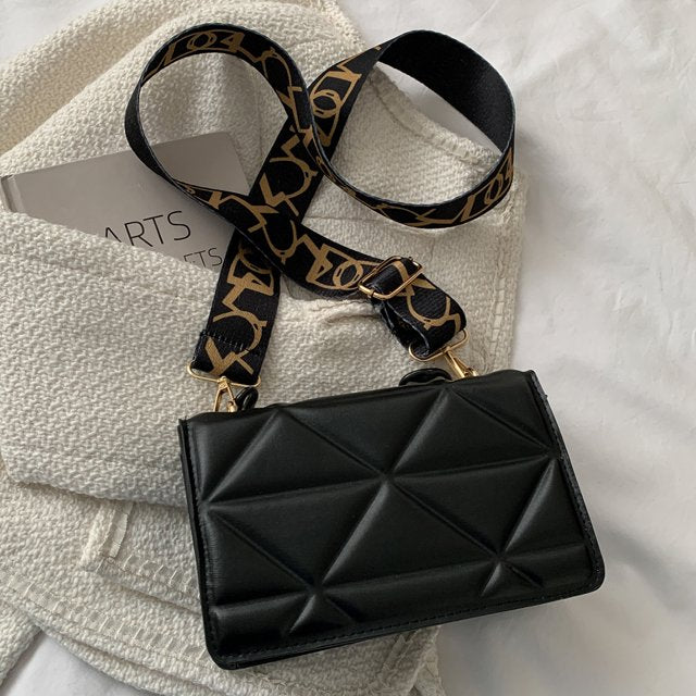 Dames handtas – gewatteerd, met kettingriem, crossbody, stijlvol