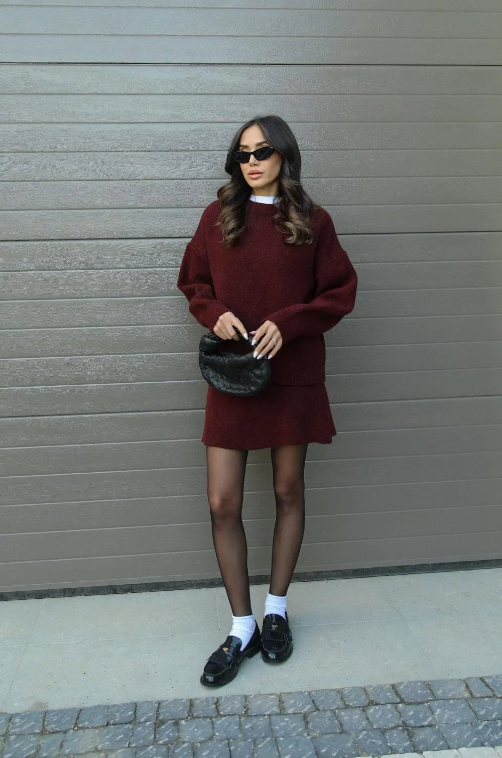 Emma | Elegante Warme Rok en Trui Set 10