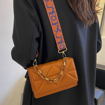 Dames handtas – gewatteerd, met kettingriem, crossbody, stijlvol