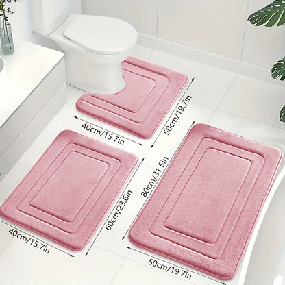 ComfortNest | Luxe Zachte Traagschuim Badmat Set 7