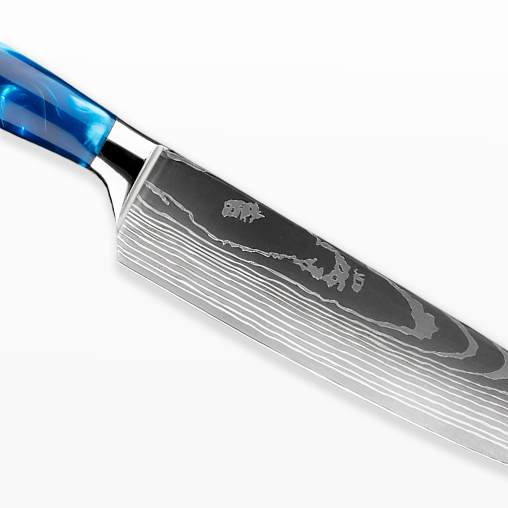 Damast Keukenmessen Set 67-Laags – Professionele Messen van Hoogwaardig Staal, Extreem Scherp & Duurzaam
