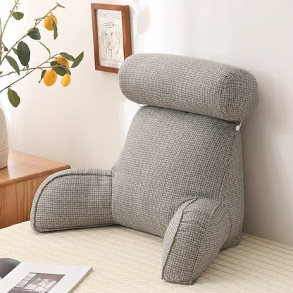 LuxeNest | Ergonomic Comfortable Reading Cushion with Side Pocket 1