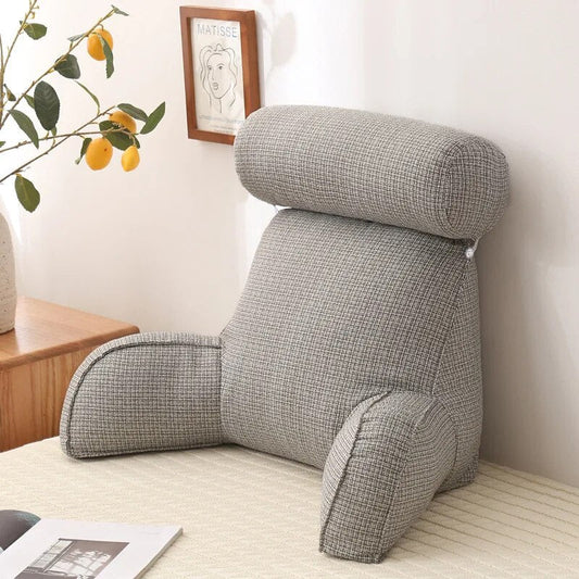 LuxeNest | Ergonomic Comfortable Reading Cushion with Side Pocket 1