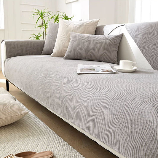 Chenille Bankhoes – Luxe Bankkleed met Antislip Onderkant, Bescherming tegen Huisdierkrassen & Comfortabele Stof voor Elke Bank