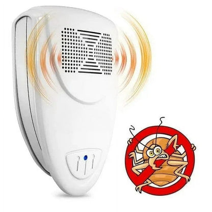 Ultrasone Bedwants Verjager – Chemievrij Anti-Insect Apparaat voor Slaapkamers | Veilig voor Kinderen & Huisdieren – 20–65 KHz Dekking tot 20 m²