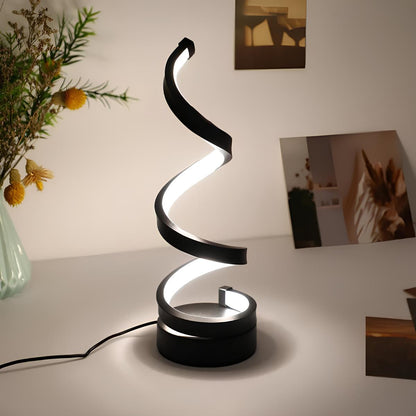 Spiraal Tafellamp - Dimbare LED Verlichting