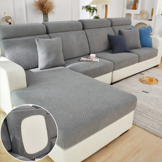 Mova Elastische Jacquard Bankhoes – Luxe Beschermhoes tegen Dierenharen, Krassen & Vlekken, Wasbaar, Duurzaam & Huisdiervriendelijk