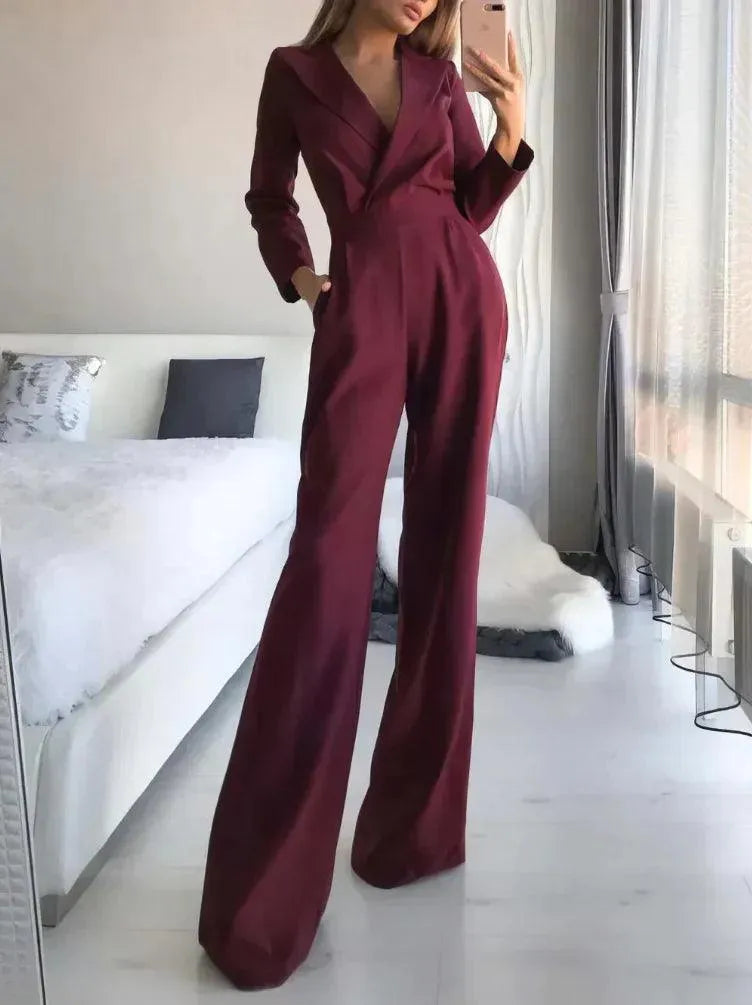 Emma | Elegante Lange Mouwen Jumpsuit 2