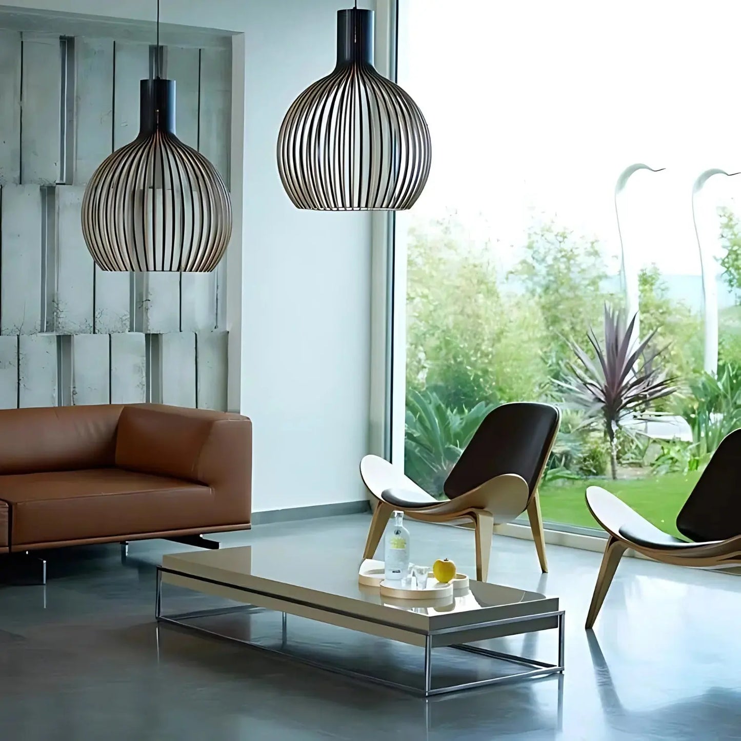 Bamboe hanglamp rond – Handgemaakt, natuurlijk design, Ø35/45 cm