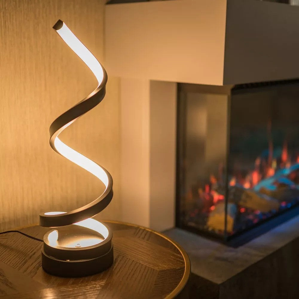 Spiraal Tafellamp - Dimbare LED Verlichting