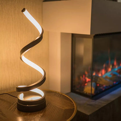 Spiraal Tafellamp - Dimbare LED Verlichting