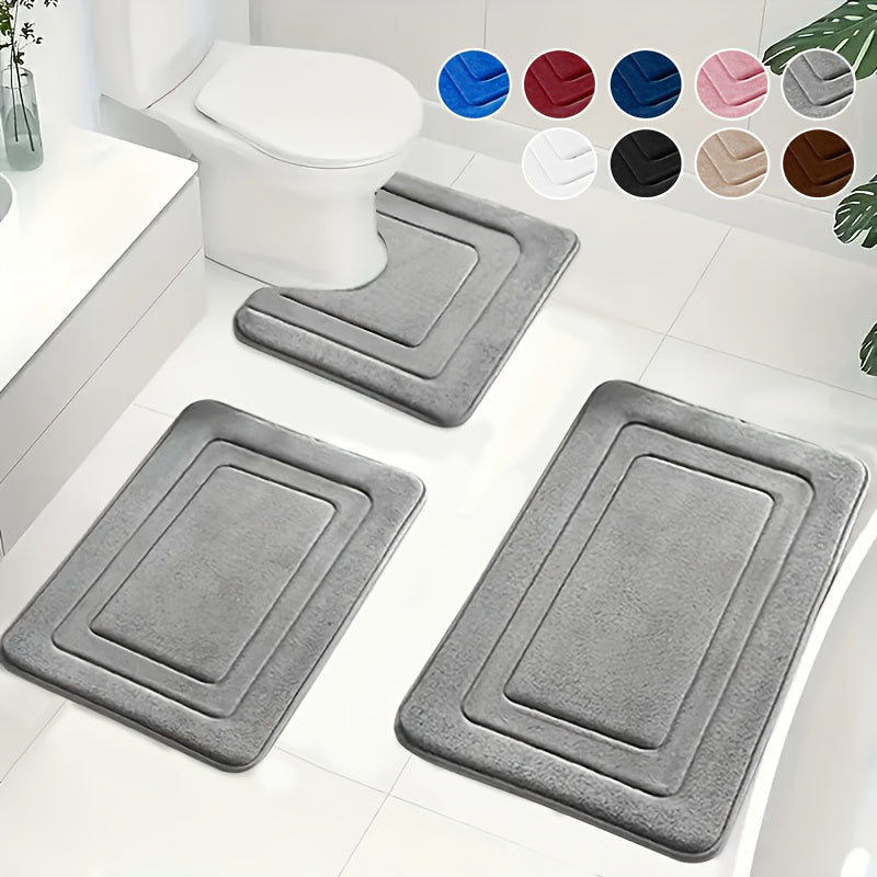 ComfortNest | Luxe Zachte Traagschuim Badmat Set 9