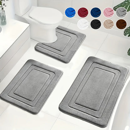 ComfortNest | Luxe Zachte Traagschuim Badmat Set 9