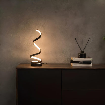 Spiraal Tafellamp - Dimbare LED Verlichting